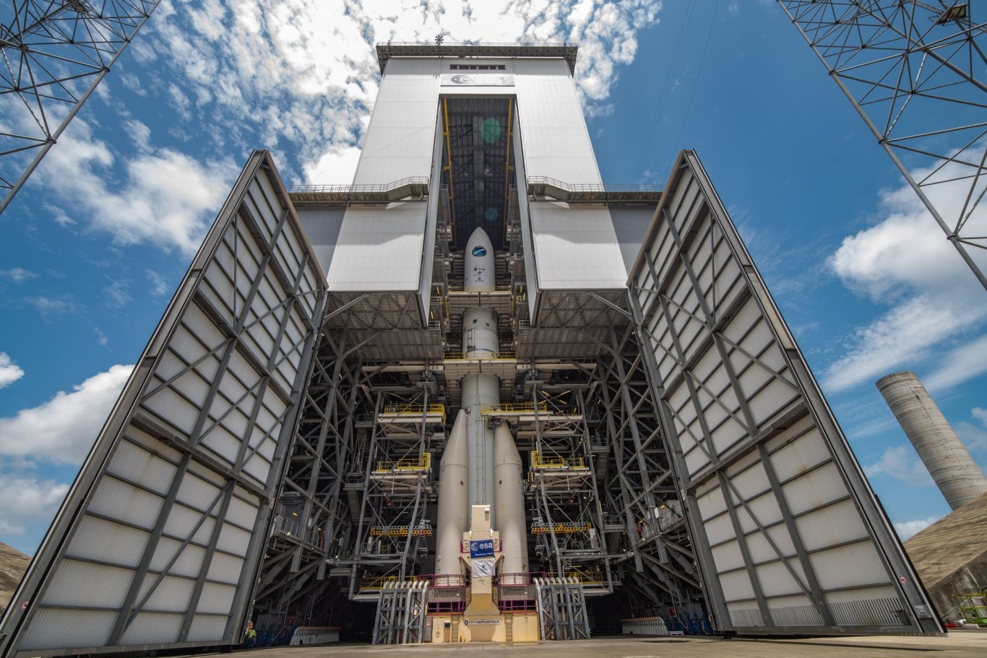 Die Startrampe der Ariane 6 - der Erstflug wurde mehrfach verschoben.